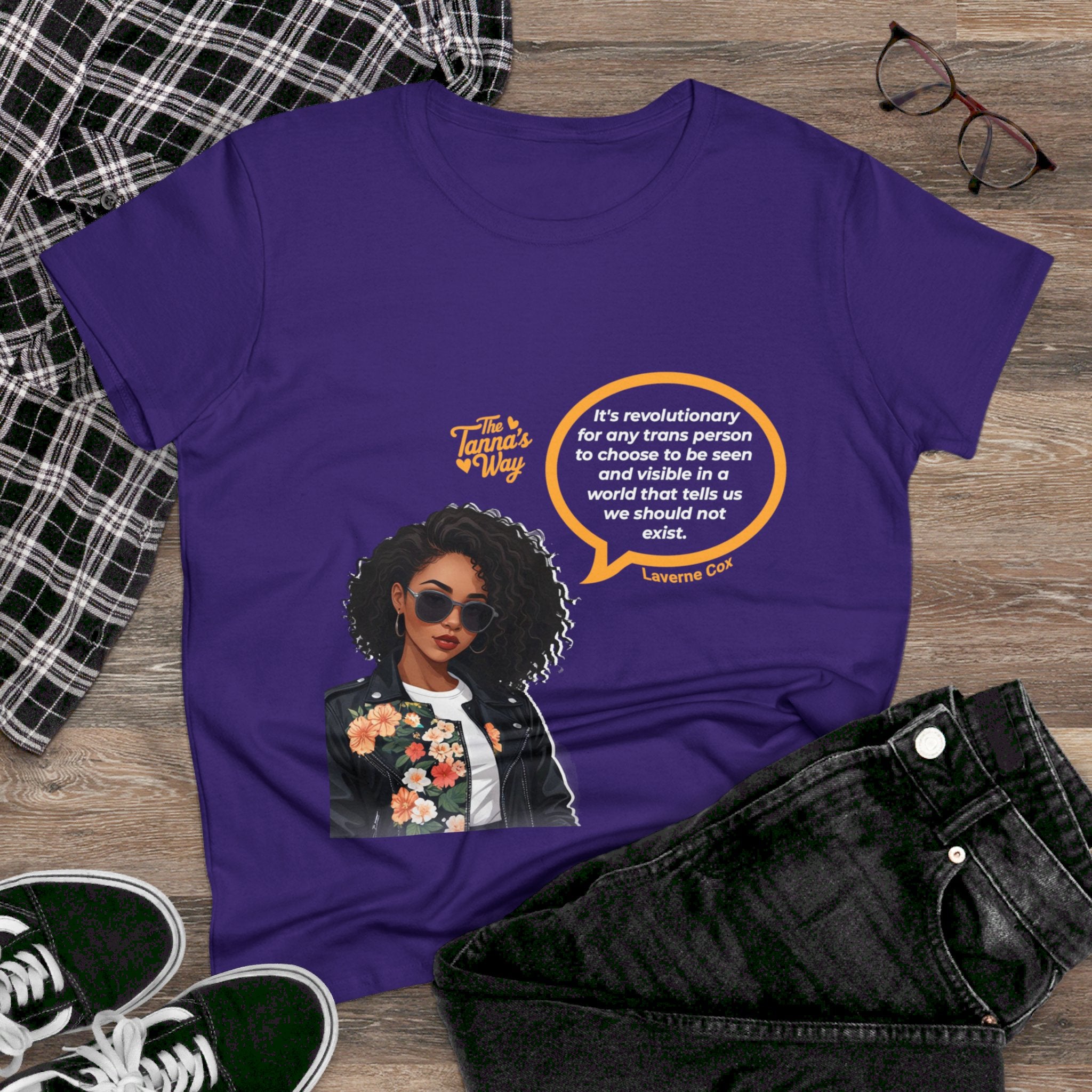 Laverne Cox | Women's Midweight Cotton Tee